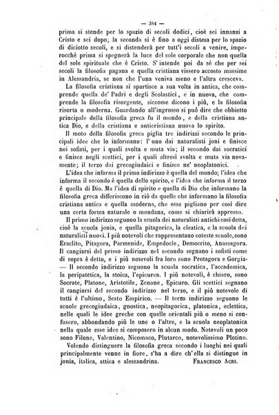 La sapienza rivista di filosofia e lettere