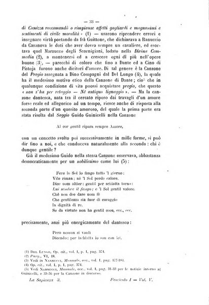 La sapienza rivista di filosofia e lettere