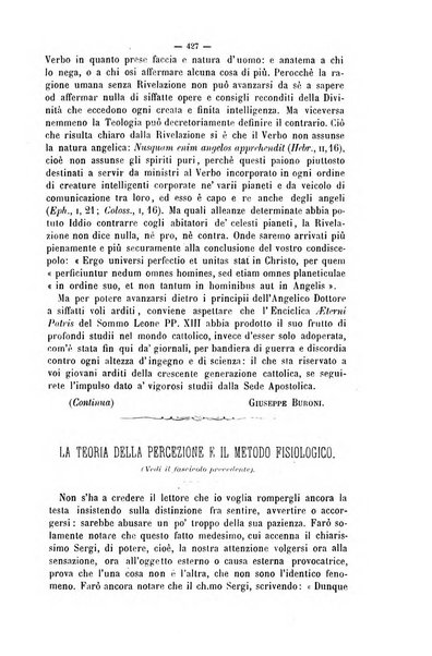 La sapienza rivista di filosofia e lettere