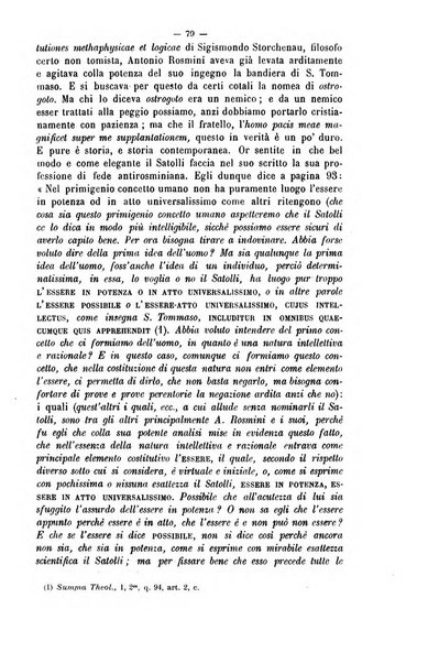 La sapienza rivista di filosofia e lettere