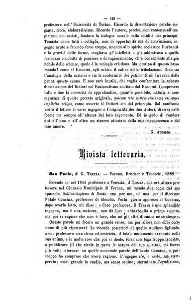 La sapienza rivista di filosofia e lettere