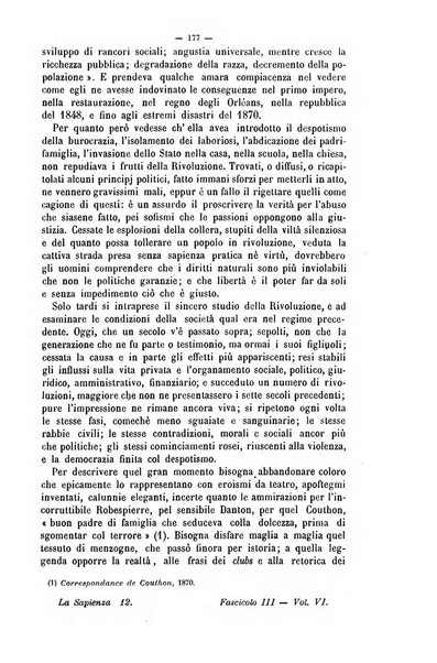 La sapienza rivista di filosofia e lettere