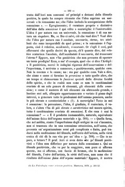 La sapienza rivista di filosofia e lettere