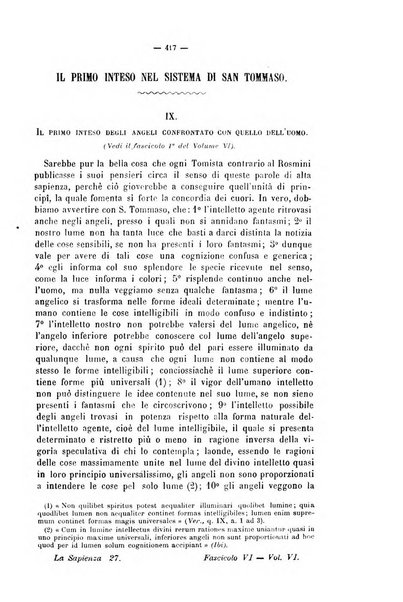 La sapienza rivista di filosofia e lettere