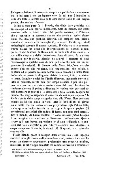 La sapienza rivista di filosofia e lettere