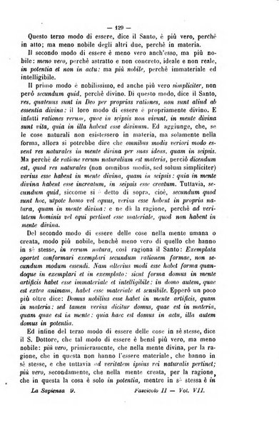 La sapienza rivista di filosofia e lettere