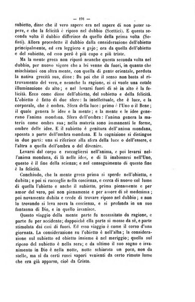 La sapienza rivista di filosofia e lettere