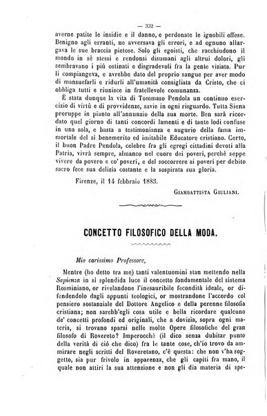 La sapienza rivista di filosofia e lettere