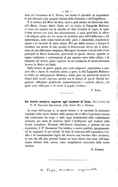 La sapienza rivista di filosofia e lettere