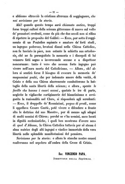 La sapienza rivista di filosofia e lettere