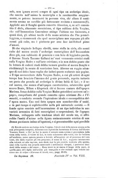 La sapienza rivista di filosofia e lettere