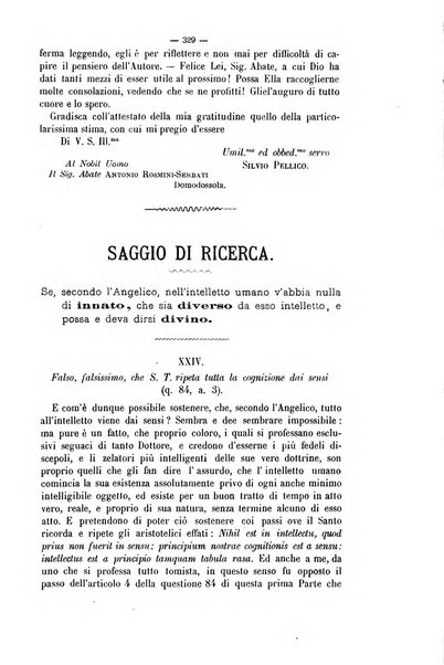 La sapienza rivista di filosofia e lettere