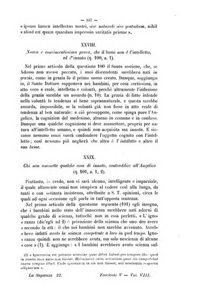 La sapienza rivista di filosofia e lettere