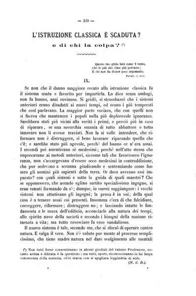 La sapienza rivista di filosofia e lettere