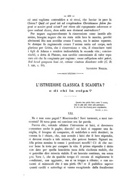 La sapienza rivista di filosofia e lettere