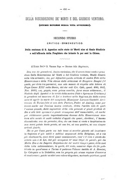 La sapienza rivista di filosofia e lettere