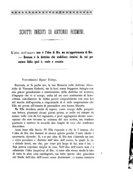 La sapienza rivista di filosofia e lettere