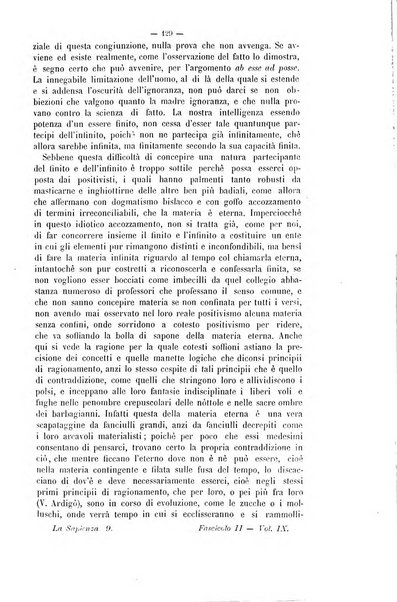 La sapienza rivista di filosofia e lettere