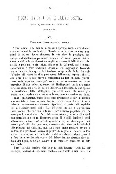 La sapienza rivista di filosofia e lettere