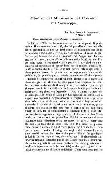 La sapienza rivista di filosofia e lettere