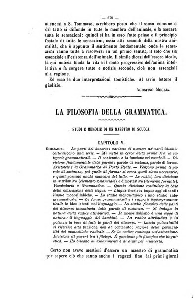 La sapienza rivista di filosofia e lettere