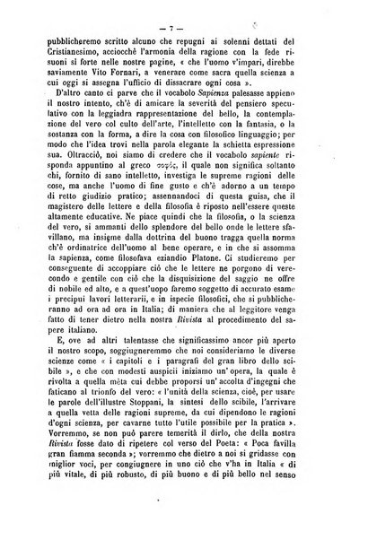 La sapienza rivista di filosofia e lettere