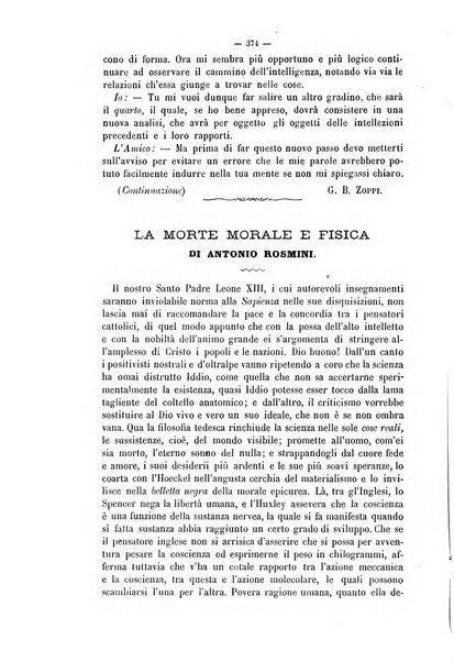 La sapienza rivista di filosofia e lettere