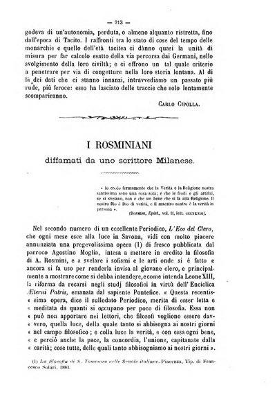 La sapienza rivista di filosofia e lettere