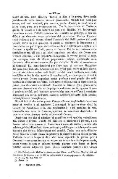 La sapienza rivista di filosofia e lettere