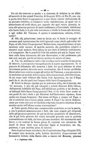 La sapienza rivista di filosofia e lettere