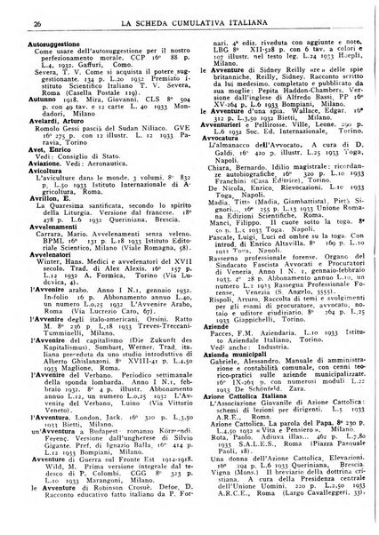 La scheda cumulativa italiana bollettino bibliografico