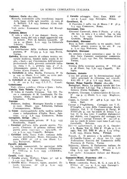 La scheda cumulativa italiana bollettino bibliografico