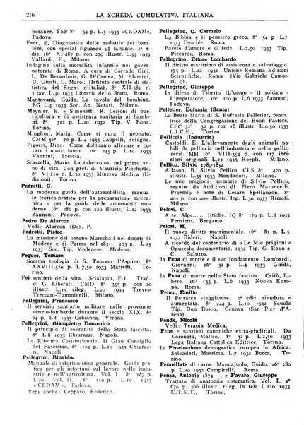 La scheda cumulativa italiana bollettino bibliografico