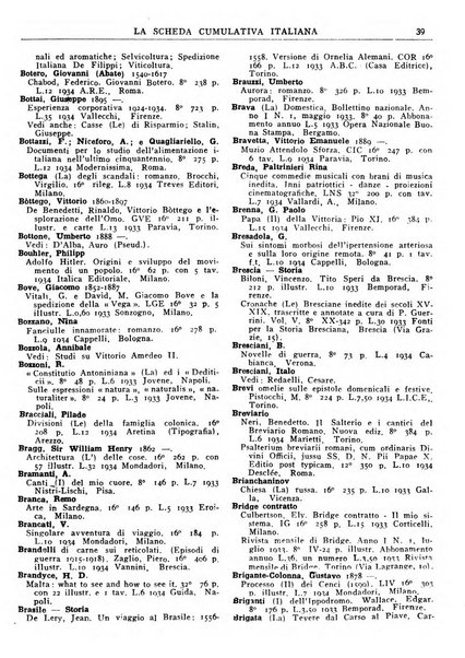 La scheda cumulativa italiana bollettino bibliografico