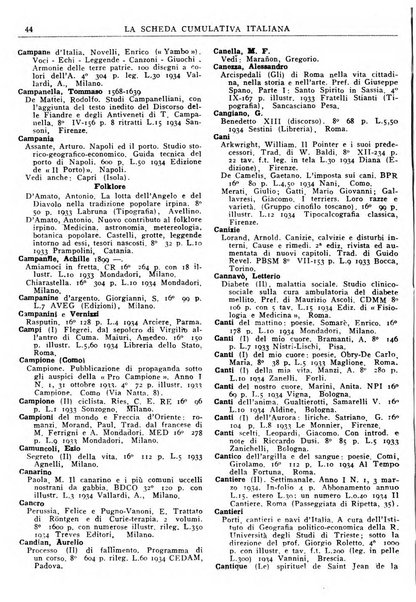La scheda cumulativa italiana bollettino bibliografico