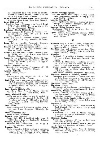 La scheda cumulativa italiana bollettino bibliografico