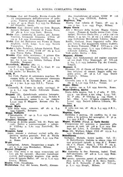 La scheda cumulativa italiana bollettino bibliografico