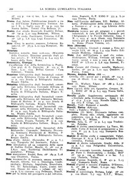 La scheda cumulativa italiana bollettino bibliografico