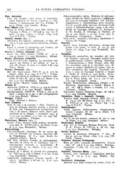 La scheda cumulativa italiana bollettino bibliografico