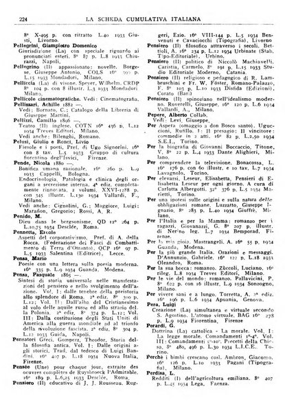 La scheda cumulativa italiana bollettino bibliografico