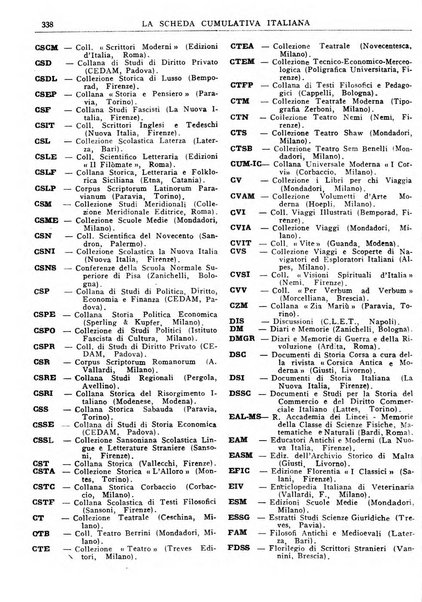 La scheda cumulativa italiana bollettino bibliografico