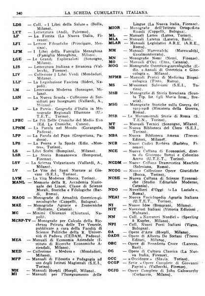 La scheda cumulativa italiana bollettino bibliografico