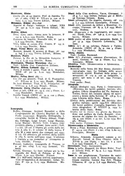 La scheda cumulativa italiana bollettino bibliografico