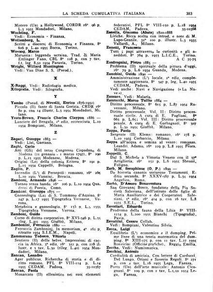 La scheda cumulativa italiana bollettino bibliografico