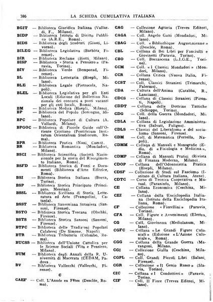 La scheda cumulativa italiana bollettino bibliografico