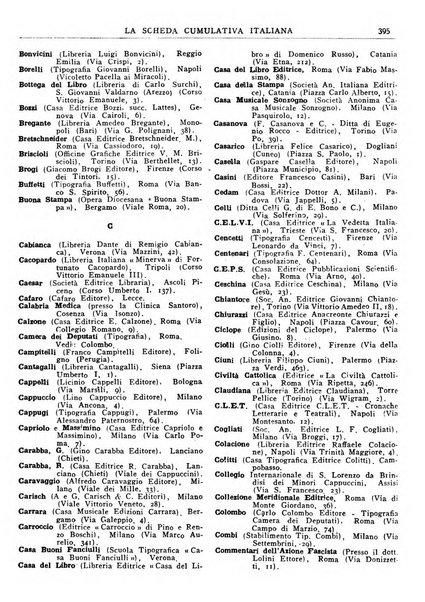 La scheda cumulativa italiana bollettino bibliografico