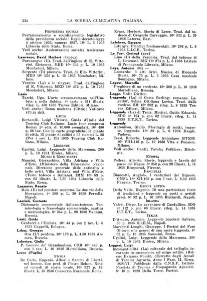 La scheda cumulativa italiana bollettino bibliografico