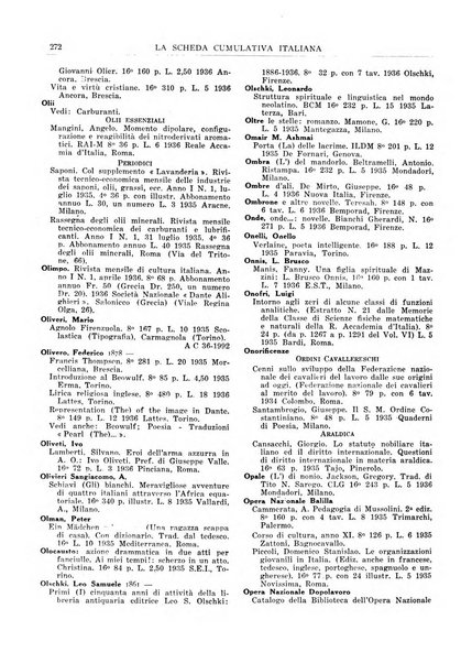 La scheda cumulativa italiana bollettino bibliografico