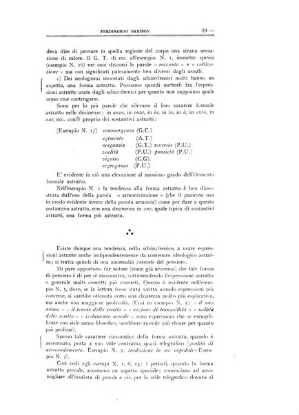 Schizofrenie bollettino trimestrale del primo Centro Provinciale di studio della demenza precoce