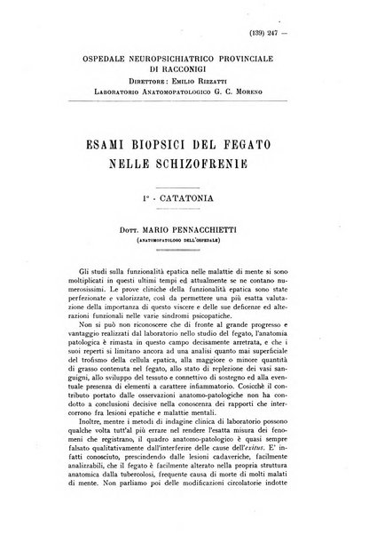 Schizofrenie bollettino trimestrale del primo Centro Provinciale di studio della demenza precoce